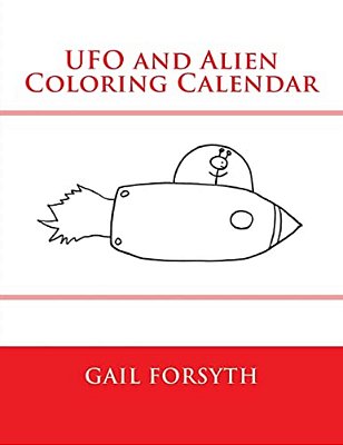Ufo And Alien Coloring Calendar-..