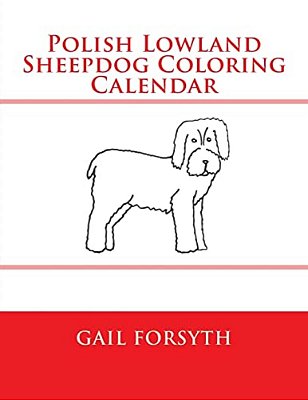 Polish Lowland Sheepdog Coloring Calendar-..