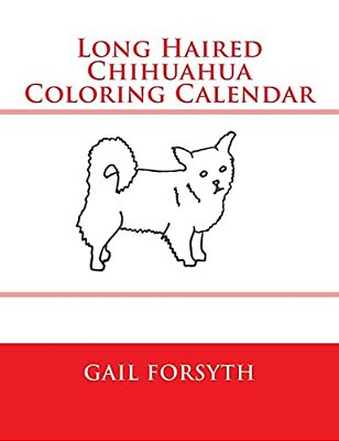 Long Haired Chihuahua Coloring Calendar-..