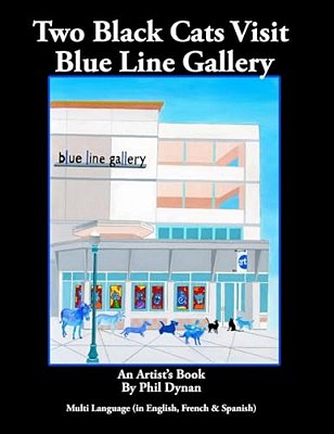 Two Black Cats At The Blue Line Gallery-..