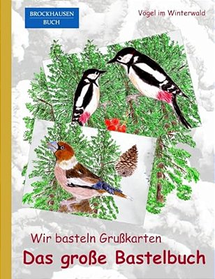 Brockhausen: Wir Basteln Grußkarten - Das Grosse Bastelbuch: Vögel Im Winterwald-..