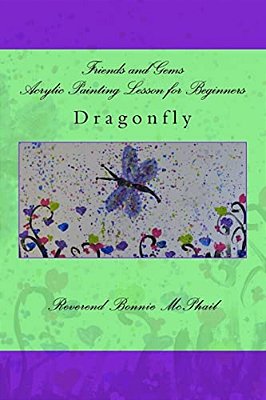 Friends And Gems Acrylic Painting Lesson For Beginners: Dragonfly-..