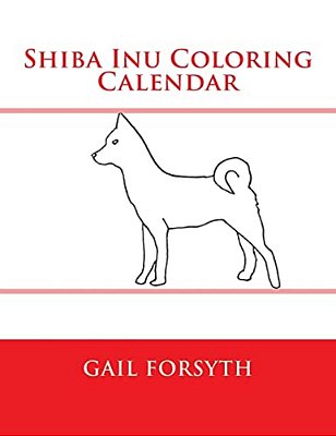 Shiba Inu Coloring Calendar-..