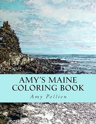 Amy's Maine Coloring Book: Book 1, Houses And Environs-..