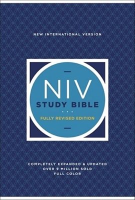 Niv Study Bible, Fully Revised Edition, Hardcover, Red Letter, Comfort Print-..