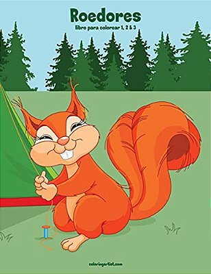 Roedores Libro Para Colorear 1, 2 & 3-..