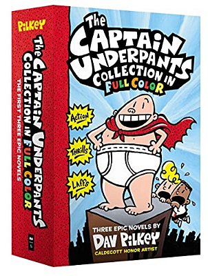 The Captain Underpants Color Collection (Captain Underpants #1-3 Boxed Set): From The Creator Of Dog Man-..