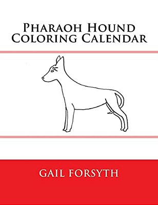 Pharaoh Hound Coloring Calendar-..