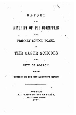 Report Of The Minority Of The Committee Of The Primary School Board-..