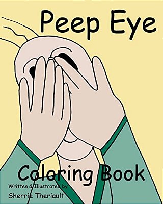 Peep Eye Coloring Book-..
