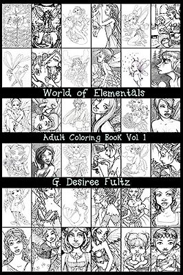 World Of Elementals: Adult Coloring Book Vol 1-..