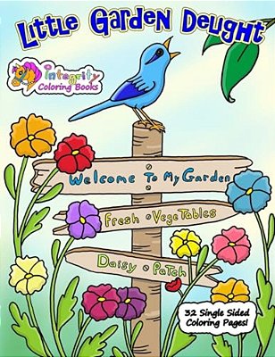 Little Garden Delight: Coloring Book-..
