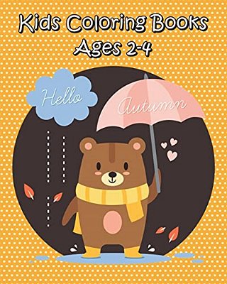 Kids Coloring Books Ages 2-4: Wild Animal Life (Jumbo Coloring Book)-..