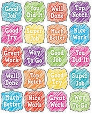 Scribble Stickers - 120 Stickers - Tcr 3054-..