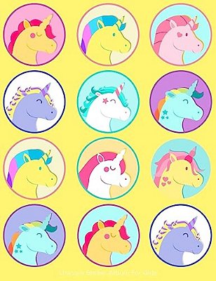 Unicorn Sticker Album For Girls: 100 Plus Pages For Permanent Sticker Collection, Activity Book For Girls, Yellow - 8.5 By 11-..