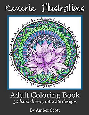 Adult Coloring Books: 30 Hand Drawn Intricate Designs-..