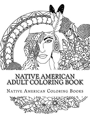 Native American Adult Coloring Book-..