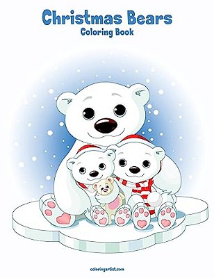 Christmas Bears Coloring Book 1-..