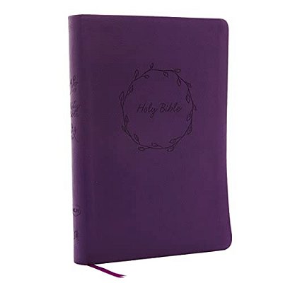 Nkjv, Value Thinline Bible, Large Print, Imitation Leather, Purple, Red Letter Edition-..