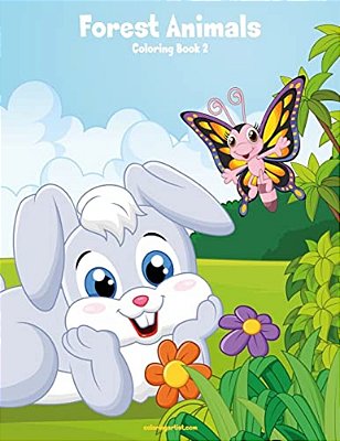 Forest Animals Coloring Book 2-..