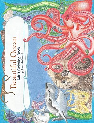 Adult Coloring Book: Beautiful Ocean-..
