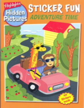 Sticker Fun - Adventure Time - Hidden Pictures - Book With Stickers-..
