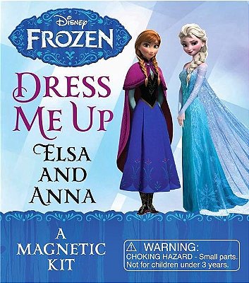 Frozen - Dress Me Up Elsa And Anna - A Magnetic Kit-..