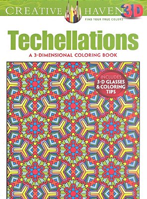 Techellations Coloring Book 3-D - Creative Haven Coloring Books-..