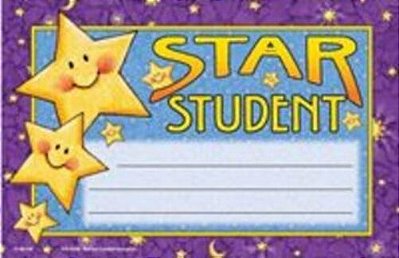 Star Student Awards - (25 Per Pack)-..