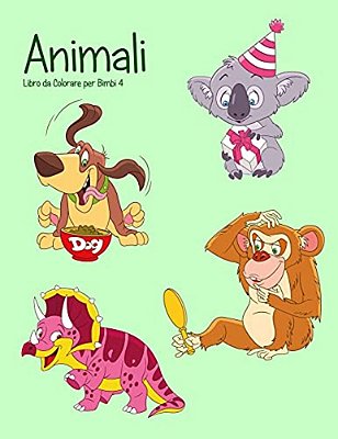Animali Libro Da Colorare Per Bimbi 4-..