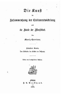 Die Kunst Im Busammenhang Der Culturentwidelung-..