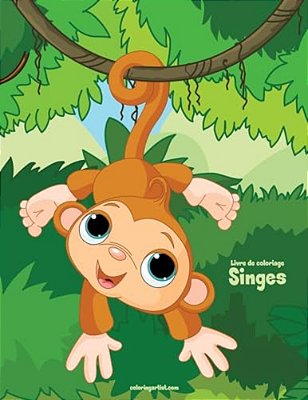 Livre De Coloriage Singes 1, 2 & 3-..