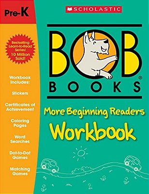 Bob Books - More Beginning Readers Workbook Phonics, Writing Practice, Stickers, Ages 4 And Up, Kindergarten, First Grade (Stage 1: Starting To Read)-..