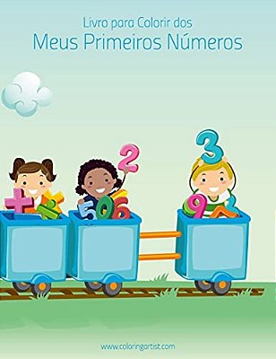 Livro Para Colorir Dos Meus Primeiros Números 1-..