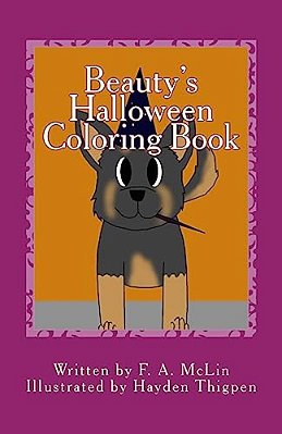 Beauty's Halloween Coloring Book-..
