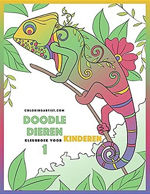 Doodle Dieren Kleurboek Voor Kinderen 1-..