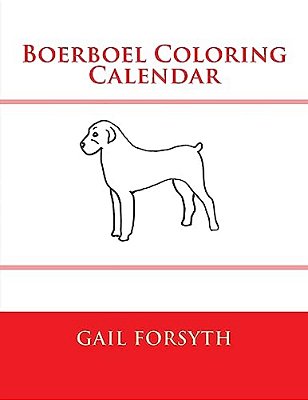 Boerboel Coloring Calendar-..