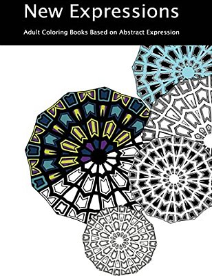 New Expressions: Adult Coloring Books Based On Abstract Expression-..