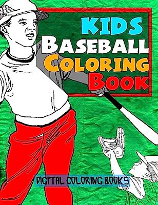 Kids Baseball Coloring Book-..