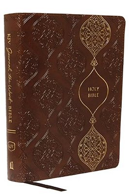 Kjv, Journal The Word Bible, Imitation Leather, Brown, Red Letter Edition, Comfort Print: Reflect, Journal, Or Create Art Next To Your Favorite Verses-..