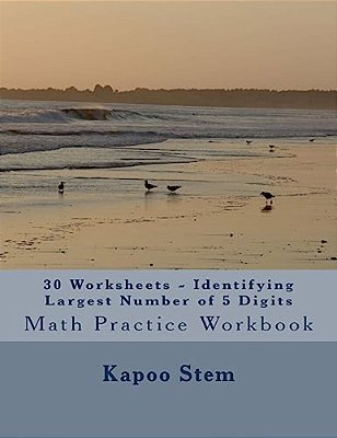 30 Worksheets - Identifying Largest Number Of 5 Digits: Math Practice Workbook-..