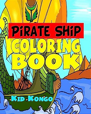 Pirate Ship Coloring Book-..