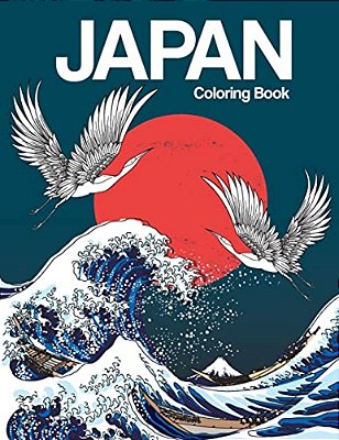 Japan Coloring Book: Japanese Designs Adult Coloring Book Relaxing And Inspiration (Japanese Coloring Book)-..