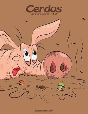 Cerdos Libro Para Colorear 1 & 2-..