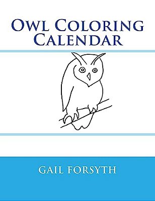 Owl Coloring Calendar-..