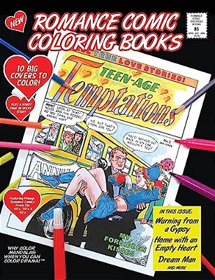 Romance Comic Coloring Book #5-..