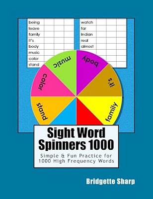 Sight Word Spinners 1000: Simple & Fun Practice For 1000 High Frequency Words-..