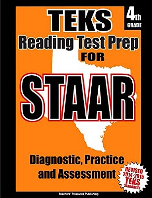 Teks 4Th Grade Reading Test Prep For Staar-..