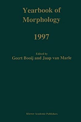 Yearbook Of Morphology 1997-..