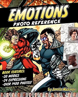 Emotions Photo Reference For Illustrators & Artists Volume 1-..